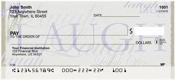 Live, Laugh, Love Personal Checks