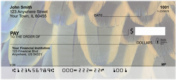 Feather Blues Personal Checks