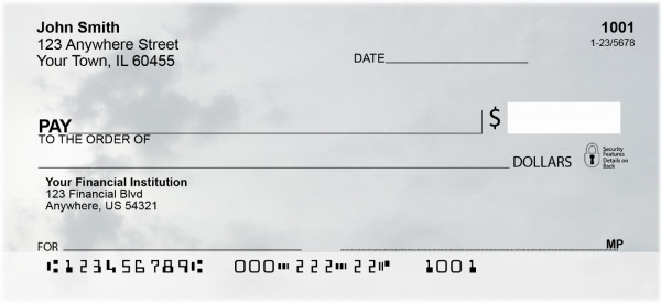 Silver Skies Personal Checks