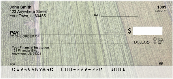 Fields Of Green Personal Checks
