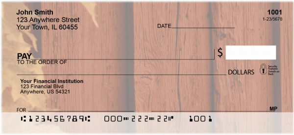 Simplisitic Barn Personal Checks