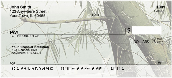 Through The Bamboo Personal Checks