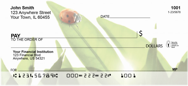 Enchanted Greenery Personal Checks