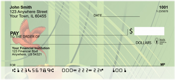 Tropical Boquet Personal Checks