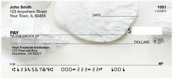Perfectly White Shells Personal Checks