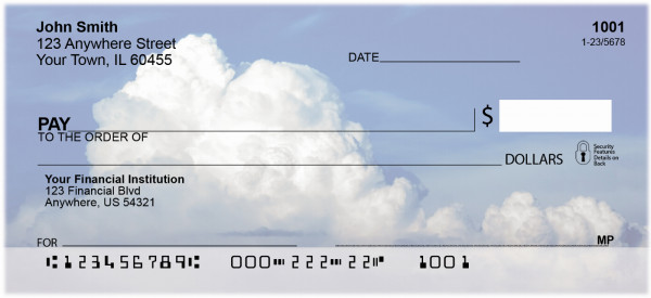 Clouds in the Sky Personal Checks