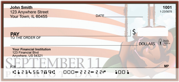 Patriot Day Personal Checks