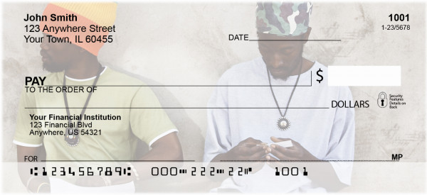 Rasta Man Personal Checks