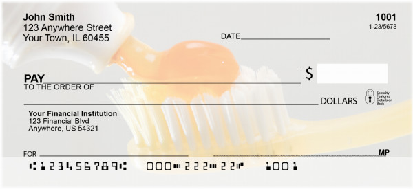 Brush Your Teeth Personal Checks