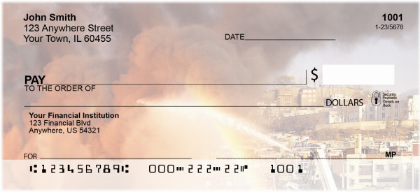 Firemen to the Rescue Personal Checks