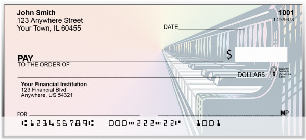 Colorful Keyboard Personal Checks