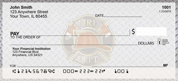 Firefighter Badges Personal Checks