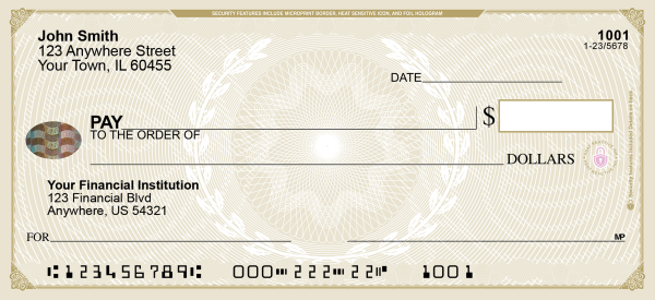 Parchment Hologram Checks