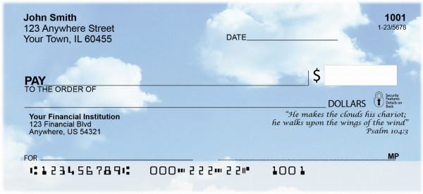 Heavenly Psalms Personal Checks