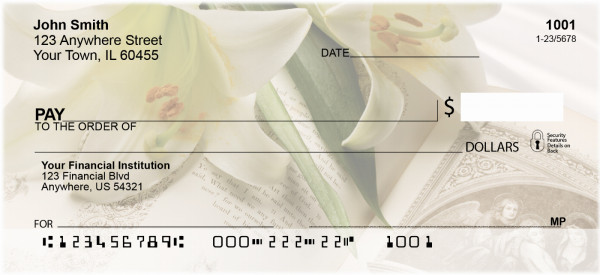 Symbols Of Faith Personal Checks