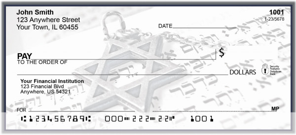 Star Of David Personal Checks