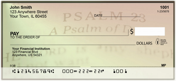 Bible Verses Personal Checks
