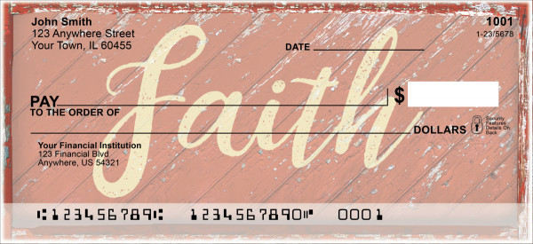 Rustic Blessings Personal Checks