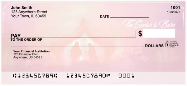 Miracle in the Manger Personal Checks