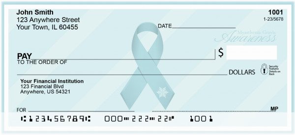 Myasthenia Gravis Awareness Personal Checks