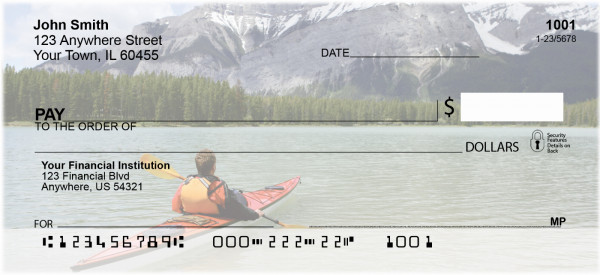 Serenity On The Kayak Personal Checks
