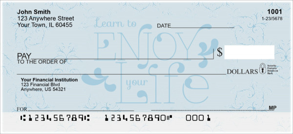 Vintage Sayings Personal Checks