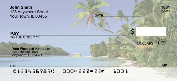 Island Paradise Beach Personal Checks