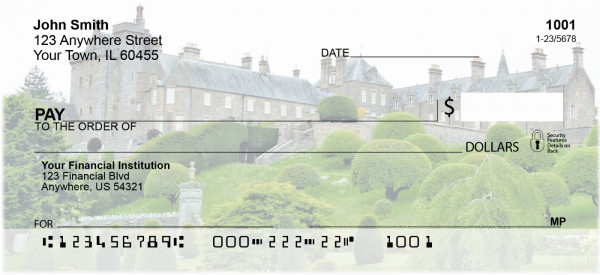 European Castles Topiary Gardens Personal Checks