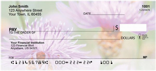Wildflowers In Bloom Personal Checks