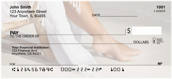 Beach Scenery Personal Checks