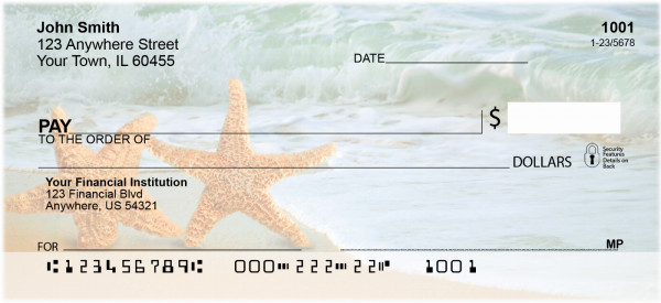 Starfish On Parade Personal Checks