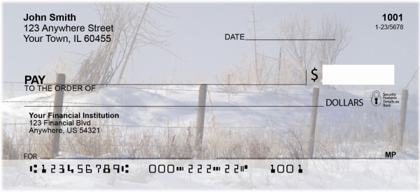 Barbed Wire Fence Posts Personal Checks