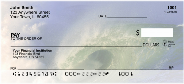 Let's Make Waves Personal Checks