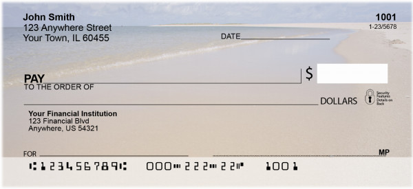 Seashells - Private Beach Personal Checks