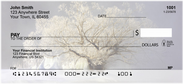 Snowy Winters Personal Checks