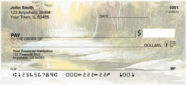 Winter Sunrise Personal Checks