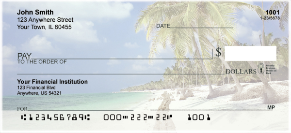 Paradise Awaits Personal Checks
