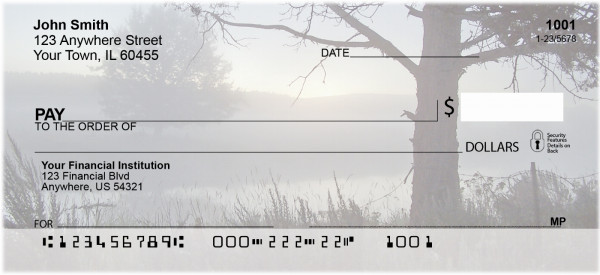 Misty River Morning Personal Checks