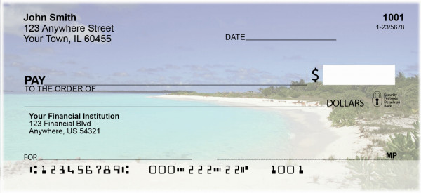 Beach Getaway Personal Checks