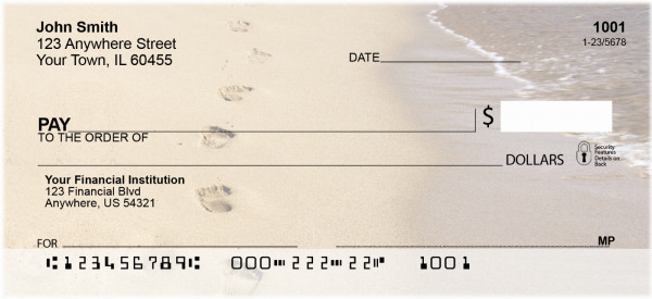 Footprints on the Beach Checks