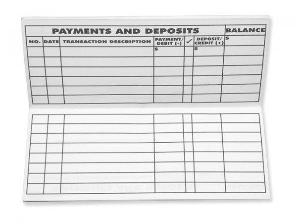 AccuVision Check Register Large Format Visually Impaired