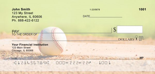 Baseball Personal Checks