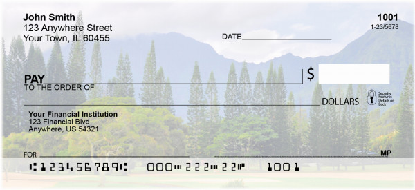 Mountain Golf Courses Personal Checks