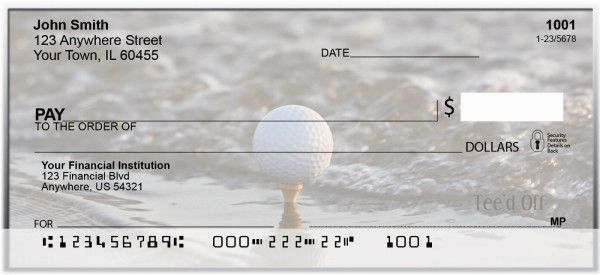 Tee'd Off Personal Checks