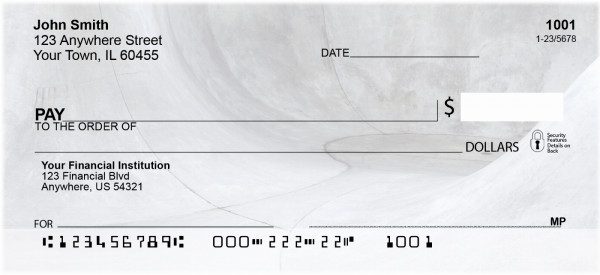 Skateboarding Concrete Personal Checks