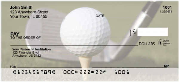 Tee'd and Green Golf Checks
