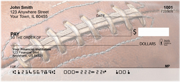 Football Top Tear Personal Checks