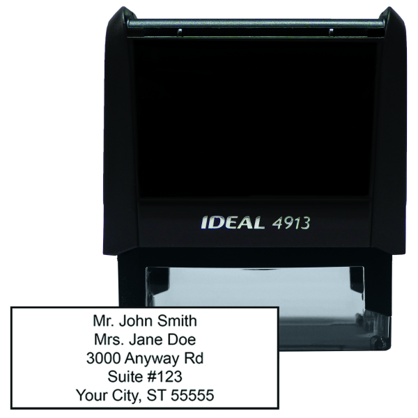 5 Line Address Stamp