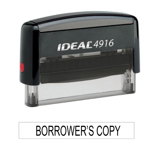 Borrower's Copy Stamp
