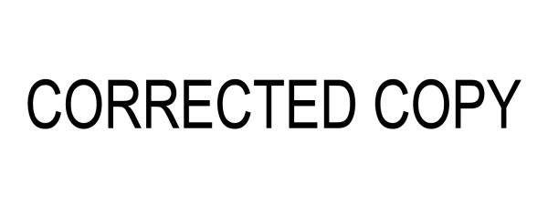 Corrected Copy Stamp